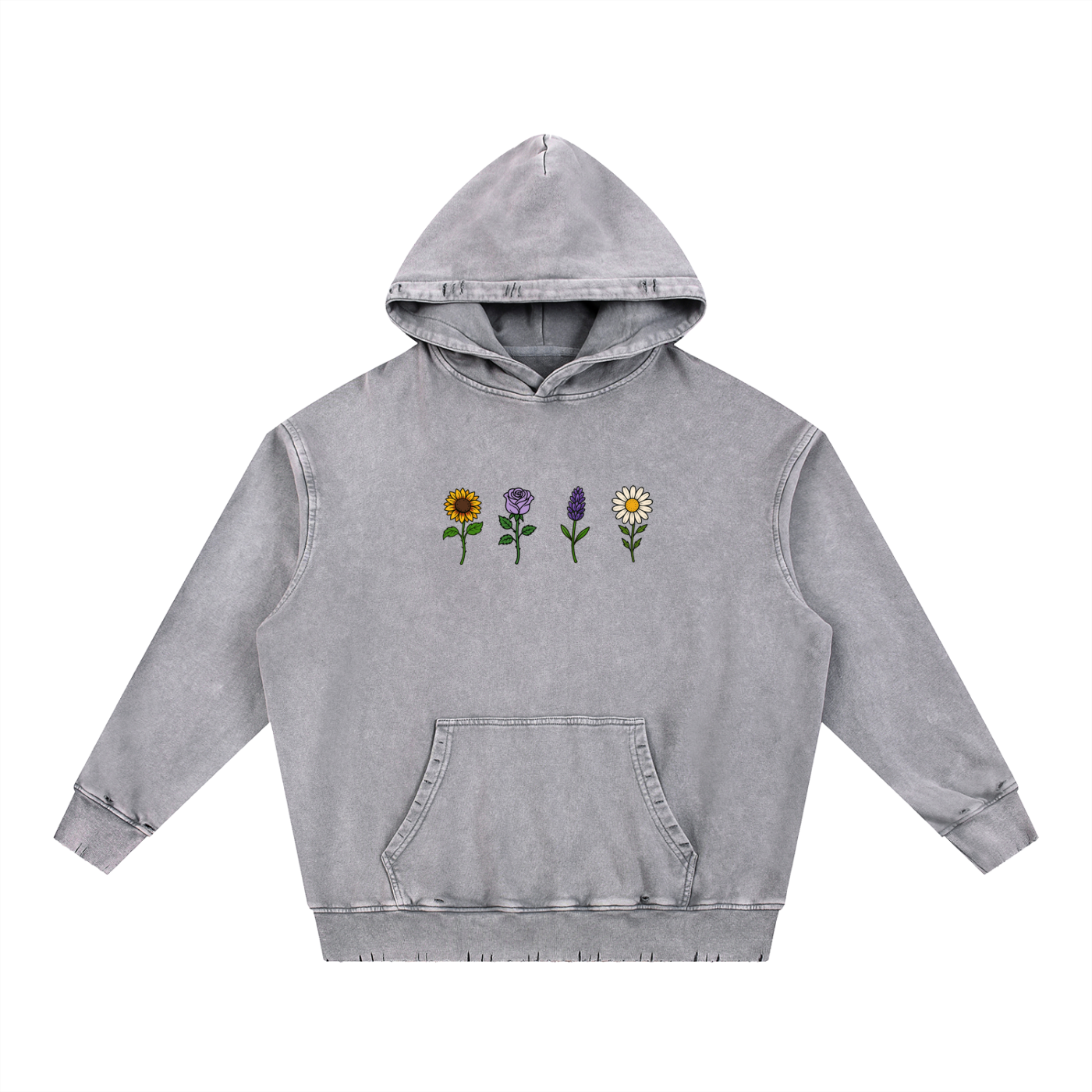 Pure Soul “Floral Embrace” Hoodie